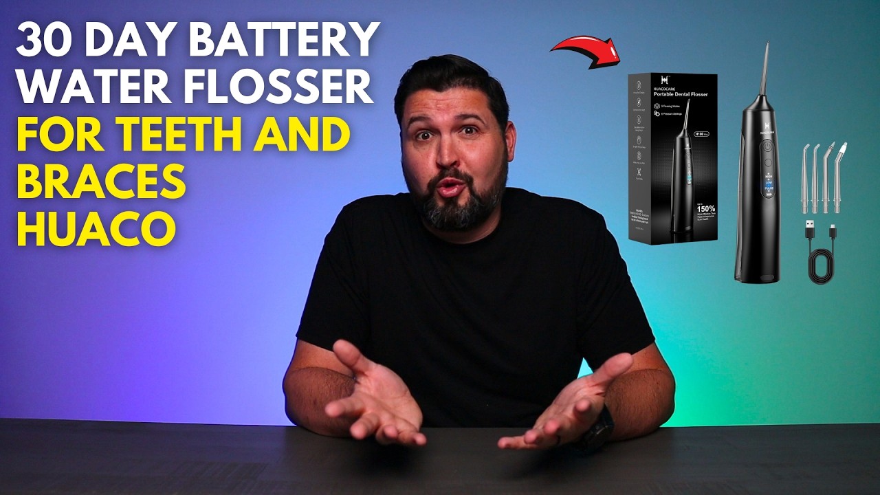 30 Day Battery Water Flosser for Teeth and Braces - HUACO