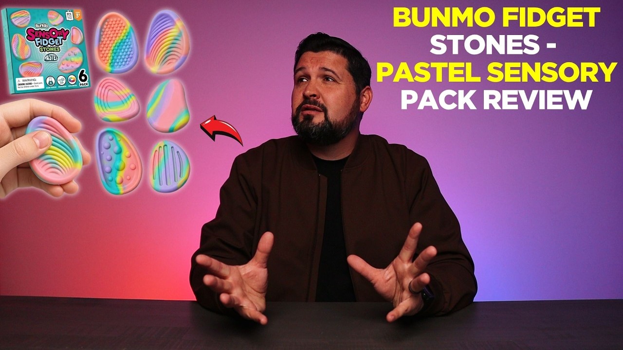BUNMO Fidget Stones - Pastel Sensory Pack REVIEW