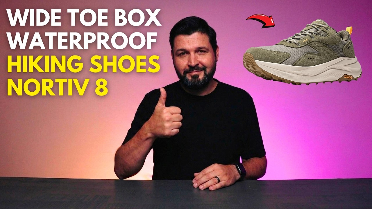 Wide Toe Box Waterproof Hiking Shoes - NORTIV 8